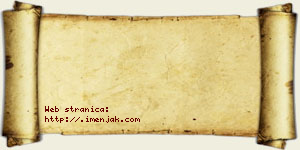 Rada Jaćimović vizit kartica